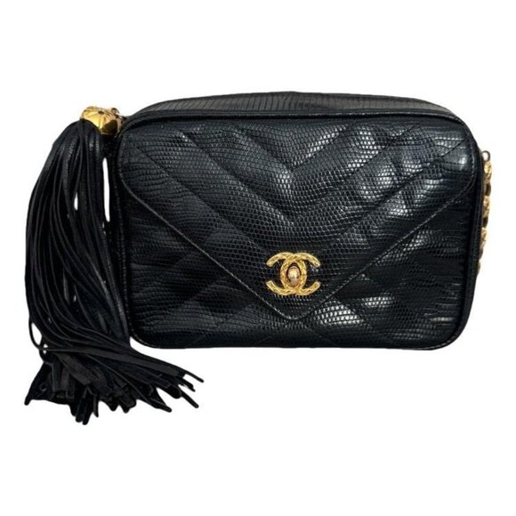 Chanel Lizard Camera Bag - Picture 1 of 14